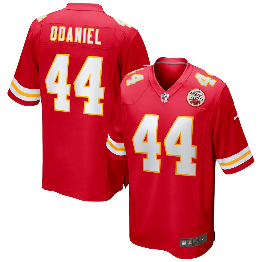 Men Kansas City Chiefs #44 Dorian ODaniel Nike Red Game NFL Jersey